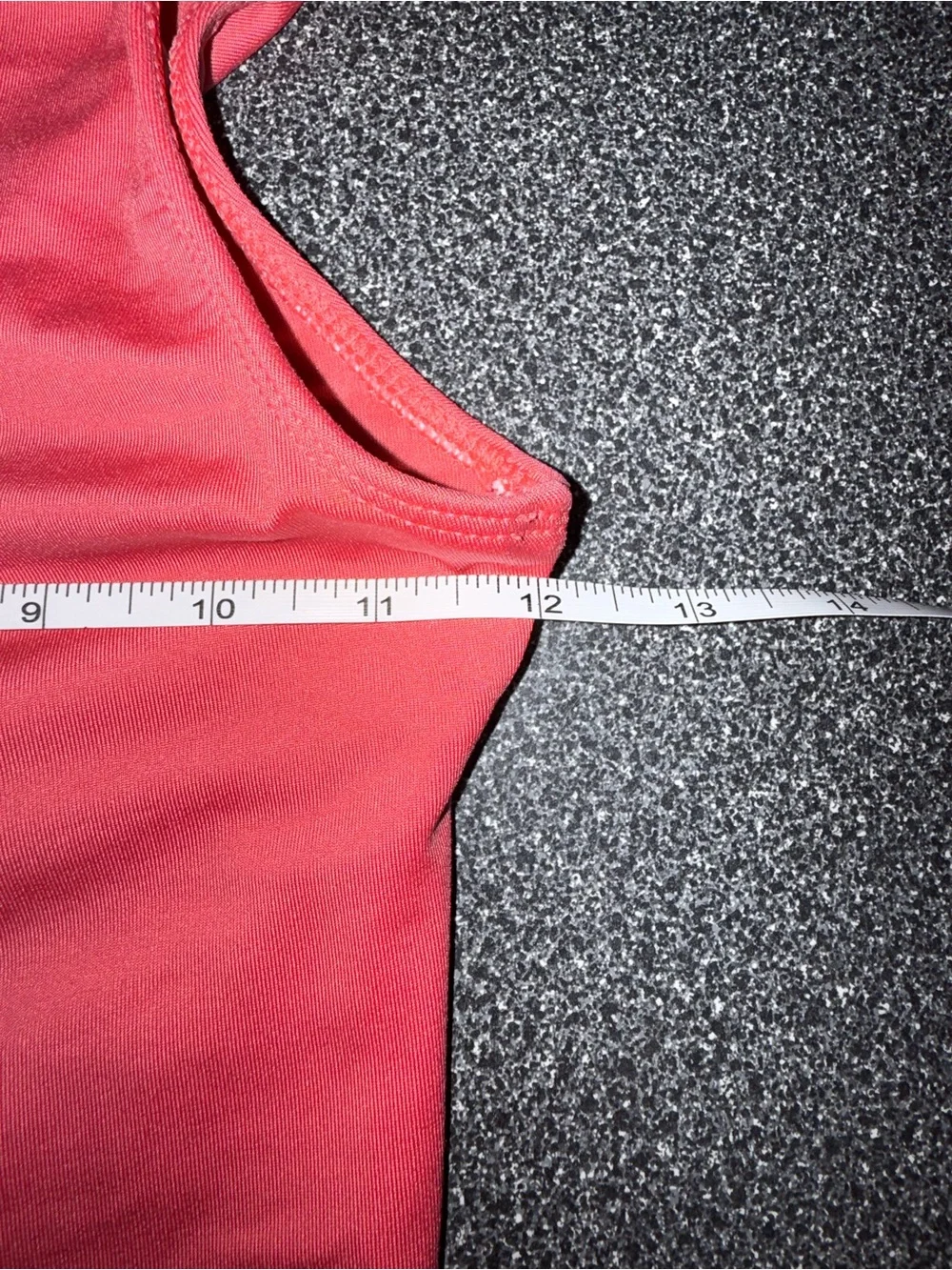 Motion Wear Sleeveless Coral Zip-Front Leotard Size Large Child (12-14)